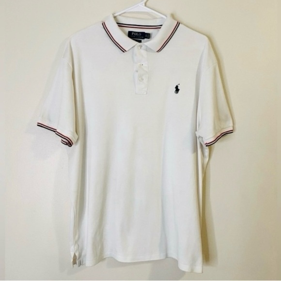 Ralph Lauren Other - Polo Ralph Lauren White Polo Shirt with Black Logo XL